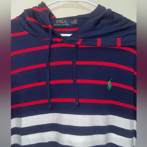 Polo Ralph Lauren Men’s Pullover Stripe Hoodie - Picture 3 of 6